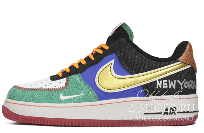 Кроссовки Nike Air Force 1 Low NYC City of Athletes CT3610-100 разноцветные
