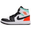 Кроссовки мужские Nike Air Jordan 1 Mid White Black Spruce