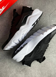 Кроссовки Nike Air Huarache Ultra Black Anthracite White живое фото 1