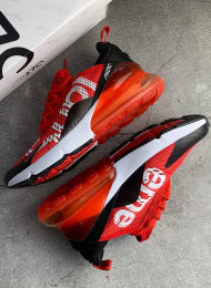 Кроссовки Nike Air Max 270 Supreme Red живое фото 1