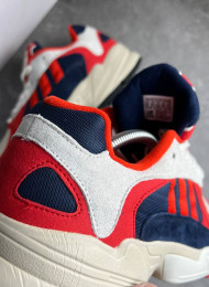 Кроссовки Adidas Yung 1 Chalk White Red Navy живое фото 4